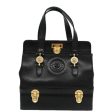 Versace Black Leather Handbag (Arinah bags) Discount