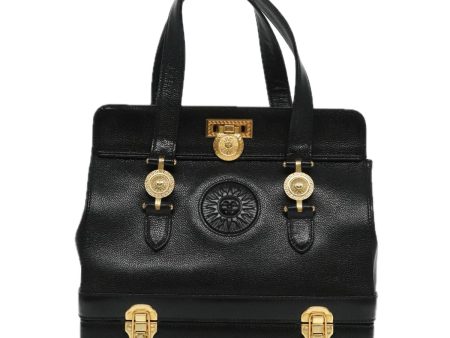 Versace Black Leather Handbag (Arinah bags) Discount