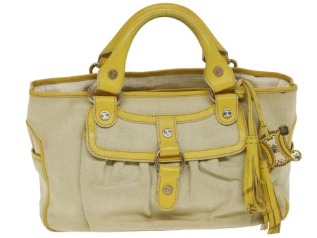 Céline Boogie Yellow Canvas Handbag (Arinah bags) Online now