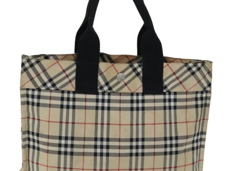 Burberry Nova Check Beige Metal Handbag (Arinah bags) on Sale