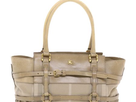 Burberry Beige Synthetic Handbag (Arinah bags) Online now