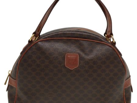 Céline Macadam Brown Leather Handbag (Arinah bags) For Discount