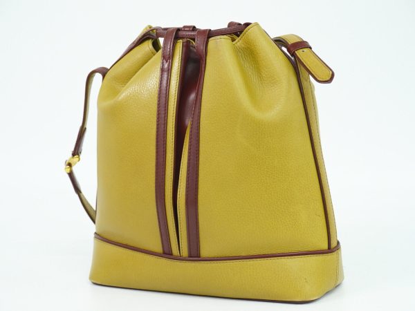 Cartier Yellow Leather Shoulder Bag (Arinah bags) For Cheap