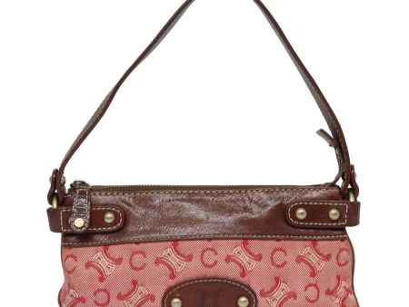 Céline C Pink Canvas Shoulder Bag (Arinah bags) Hot on Sale