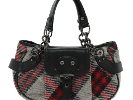 Burberry Blue Label Multicolour Wool Handbag (Arinah bags) For Discount