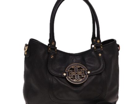 Tory Burch Black Leather Handbag (Arinah bags) Discount