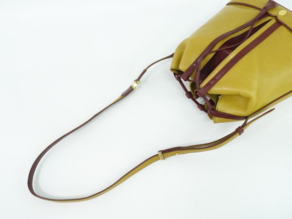 Cartier Yellow Leather Shoulder Bag (Arinah bags) For Cheap