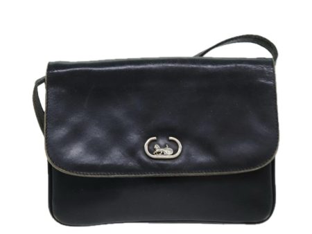 Céline - Black Leather Shoulder Bag (Arinah bags) Hot on Sale