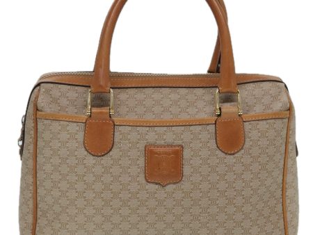 Céline Macadam Beige Leather Handbag (Arinah bags) Hot on Sale