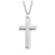 Sterling Silver Engraved Cross with Chain Online Hot Sale