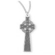 Sterling Silver Traditional Celtic Cross With Chain Online Sale