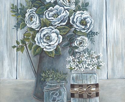 ART1252 - Floral Country Gray - 12x16 Online now