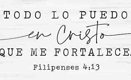 LUX596 - Philippians 4:13 Spanish    - 18x9 Cheap