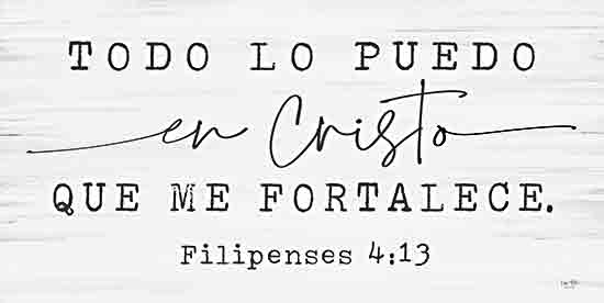 LUX596 - Philippians 4:13 Spanish    - 18x9 Cheap