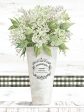 CIN3285 - White Hydrangea - 12x16 For Discount