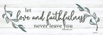 BOY680A - Love and Faithfulness - 36x12 Cheap